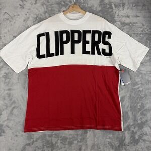 Fanatics Los Angeles Clippers Kawhi Leonard Big Spellout Retro T-shirt 2X NWT